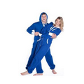 Unisex Hoodie One Piece Jumpsuit (Royal Blue)